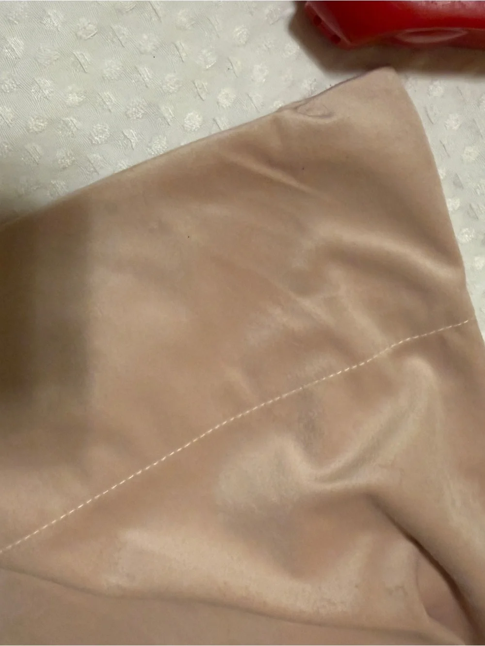 Custom 96” lined velvet curtain panel SET in blush pink